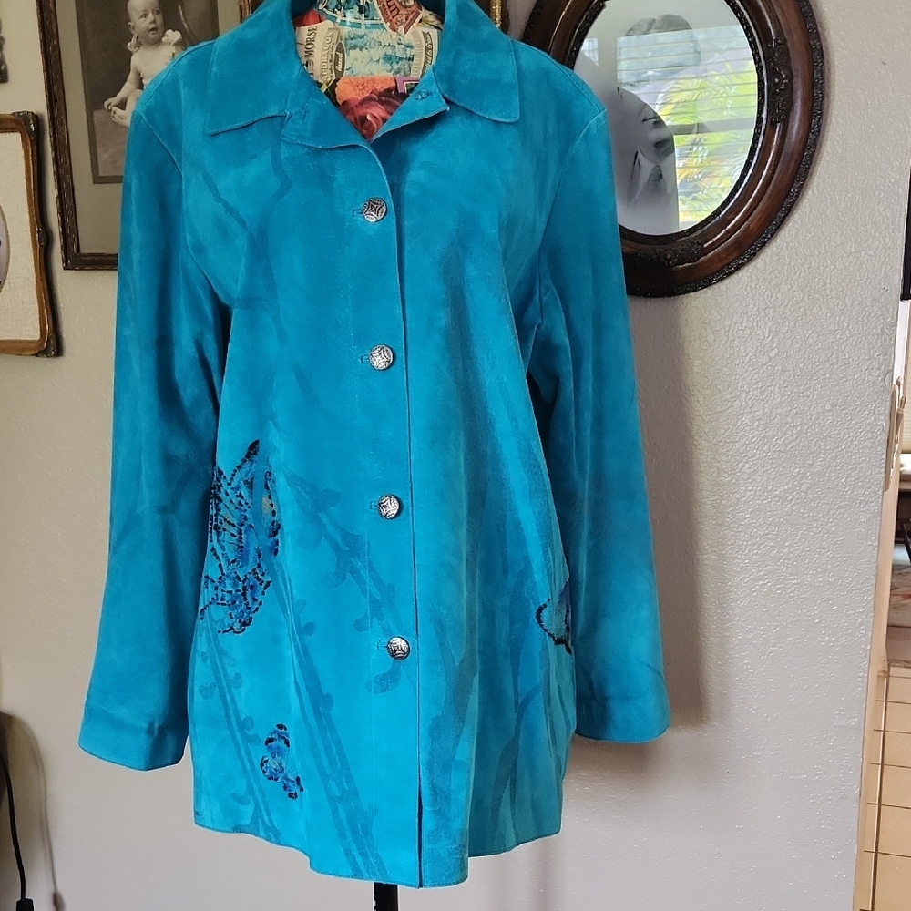 Chicos Suede Jacket